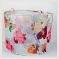 Ver: Maceta sublimada con estampa de flores en acuarela