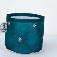 Ver: Maceta sublimada verde petróleo de 3 litros