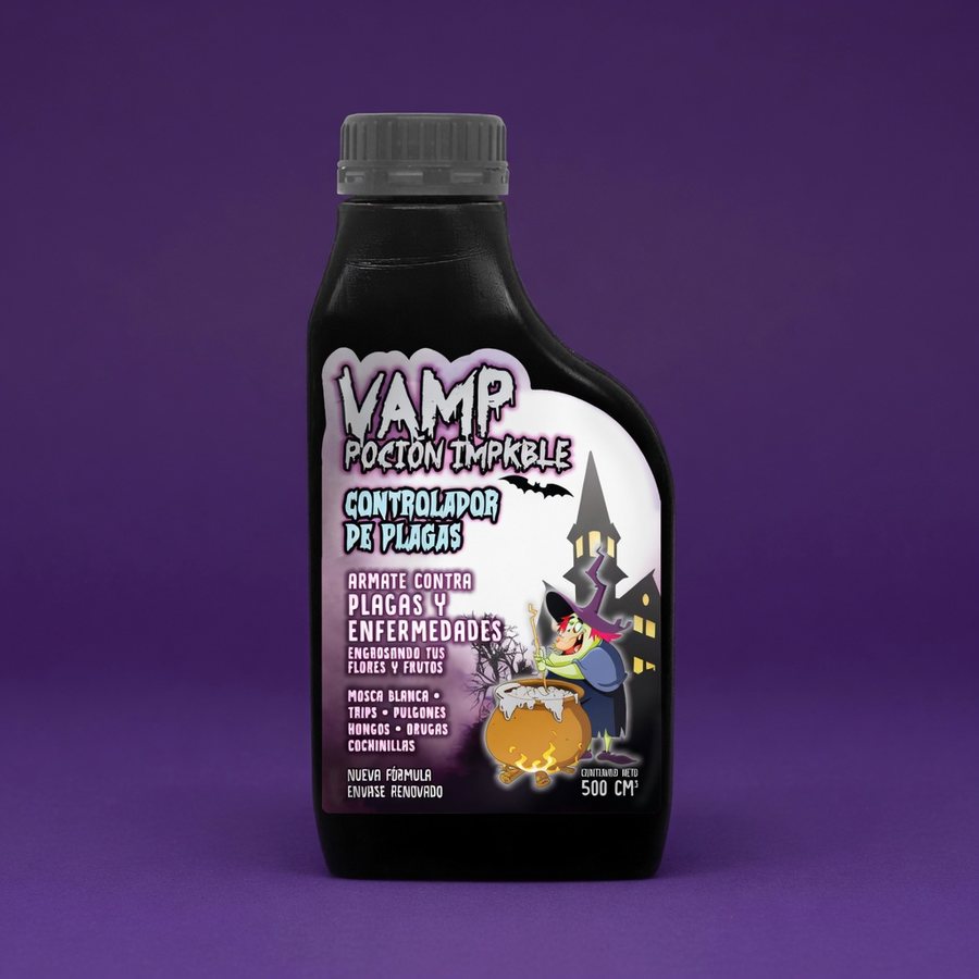Botella de Vamp Poción Impkble, controlador de plagas